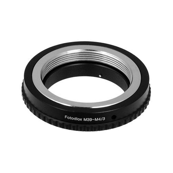 Fotodiox Lens Mount Adapter - M39-L39 Screw Mount SLR Lens To Micro Four Thirds Mount Mirrorless Camera Body - M39-MFT
