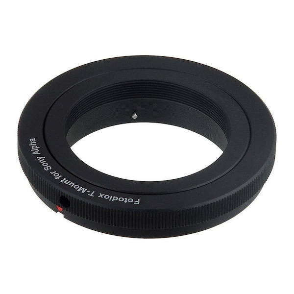 Fotodiox Lens Mount Adapter - T-Mount Screw Mount SLR Lens To Sony Alpha A-Mount SLR Camera Body - T2-SNYA