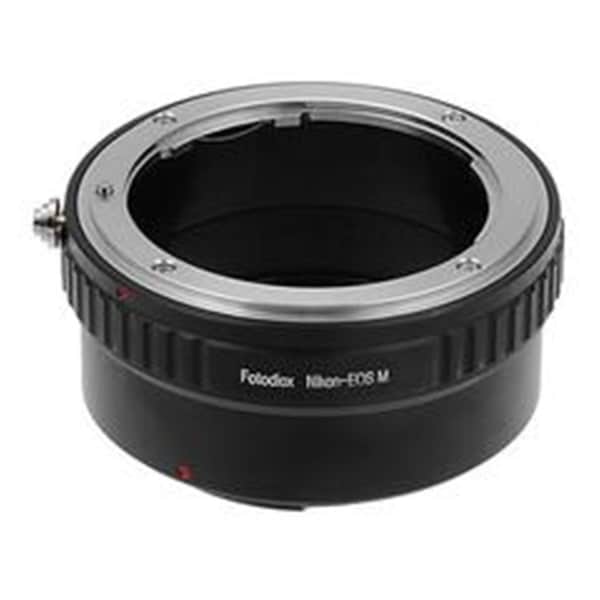 Fotodiox Lens Mount Adapter - Nikon F Mount D-SLR Lens To Canon EOS M Mirrorless Camera Body - NIKF-EOSM