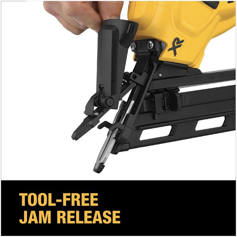 Clavadora Angular sin Cable de Iones de Litio DEWALT 20V MAX XR de 15 Ga (Solo Herramienta) - DCN650B