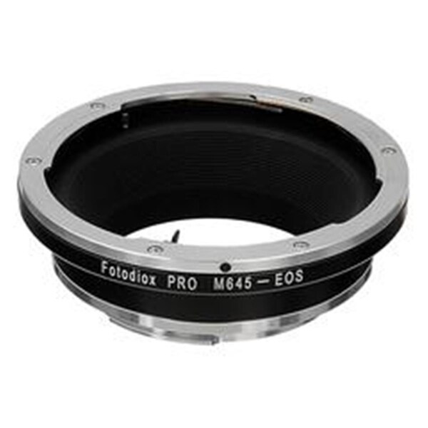 Fotodiox Pro Lens Mount Adapter - Mamiya 645 Mount Lenses To Canon EOS Mount SLR Camera Body - M645-EOS-P