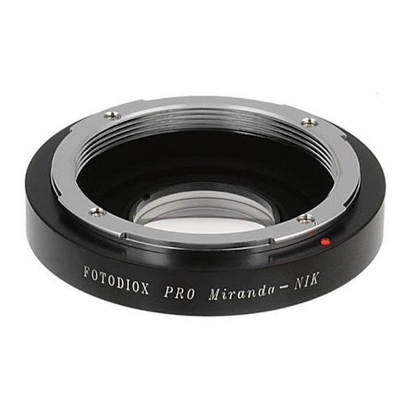 Fotodiox Pro Lens Mount Adapter - Miranda SLR Lens To Nikon F Mount SLR Camera Body - MIR-NIKF-PRO