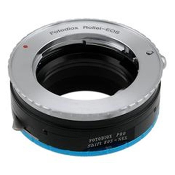 Fotodiox Pro Lens Mount Shift Adapter - Rollei 35 SLR Lens To Sony Alpha E-Mount Mirrorless Camera Body - R35-EOS-SNYE-P-SHIFT