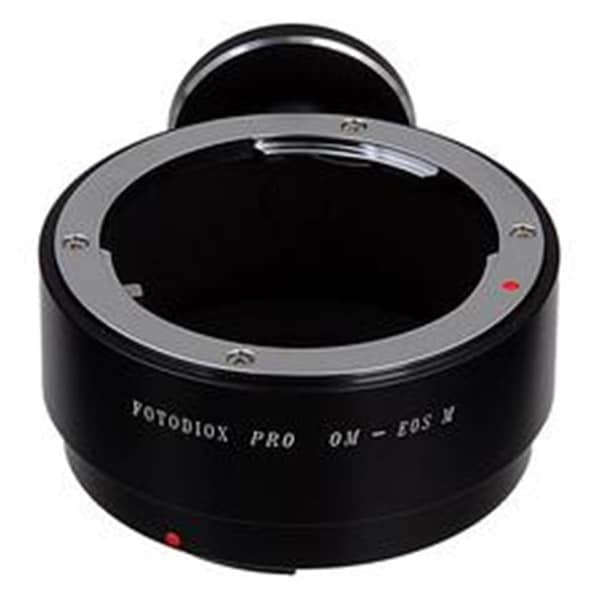 Fotodiox Pro Lens Mount Adapter - Olympus Zuiko 35 mm SLR Lens To Canon EOS M Mirrorless Camera Body - OM35-EOSM-P