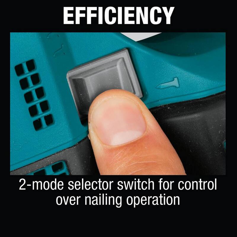 Makita 18V LXT Lithium-Ion 16-Gauge Inalámbrico 2-1/2 in. Clavadora Recta para Acabados (Herramienta Únicamente) - XNB02Z