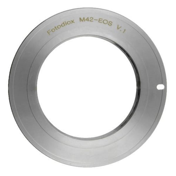 Fotodiox Pro Lens Mount Adapter - M42 Screw Mount SLR Lens To Canon EOS Mount SLR Camera Body - M42-EOS-P-V1