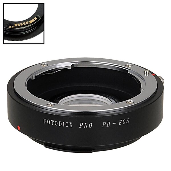 Fotodiox Lens Mount Adapter with Praktica B SLR Lens to Canon EOS SLR Camera Body - PB-EOS-PRO-FC10