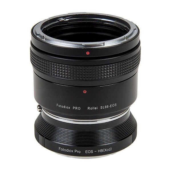 Fotodiox Lens Mount Double Adapter for Rolleiflex Canon EOS D SLR Lenses - SL66-EOS-XCD-PRO
