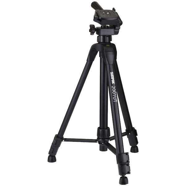 Sunpak Lightweight 3-Way Tripod w/18.5" Folded Height and 49" Extended Height - 620-020