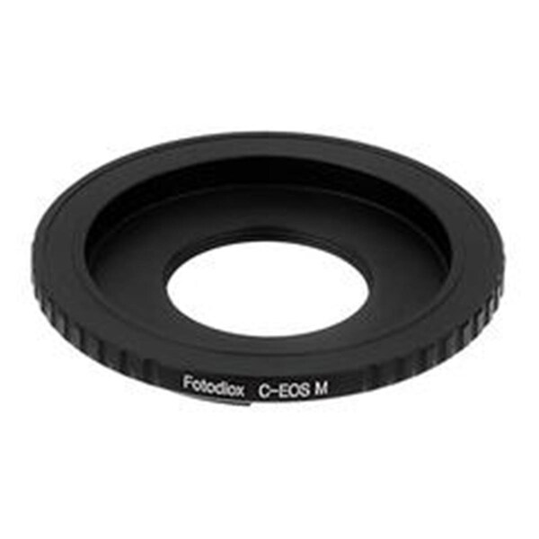 Fotodiox Lens Mount Adapter - C-Mount CCTV - Cine Lens To Canon EOS M Mirrorless Camera Body - C-EOSM