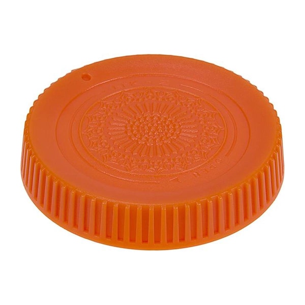 Fotodiox Rear Lens Cap for Nikon Z Lens, Orange - CAP-REAR-NIKZ-ORN
