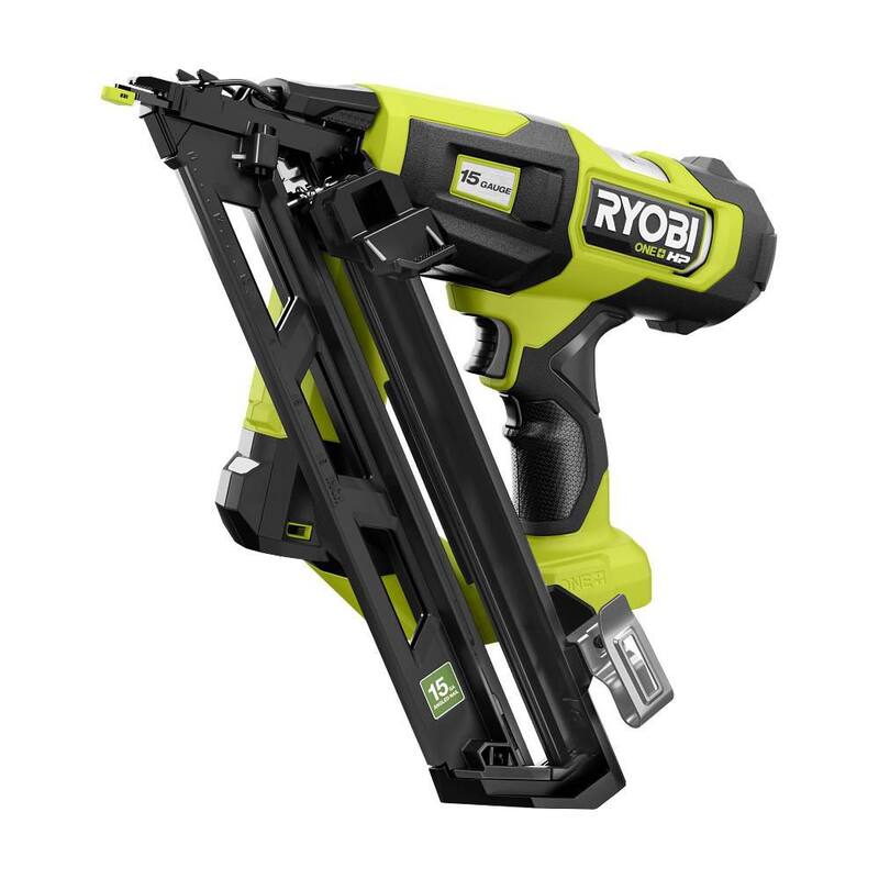 Clavadora de acabado angular RYOBI ONE+ HP 18V Brushless inalámbrica de 15 calibres a 34 grados (Herramienta solamente) - PBL375B