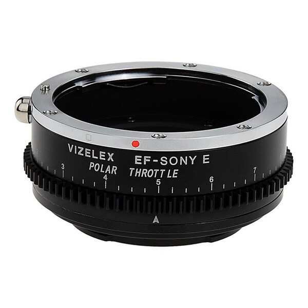 Fotodiox Vizelex Polar Throttle Lens Mount Adapter - Canon FD Lens to Sony Alpha E-Mount - FD-SNYE-P-PLRTHRTL