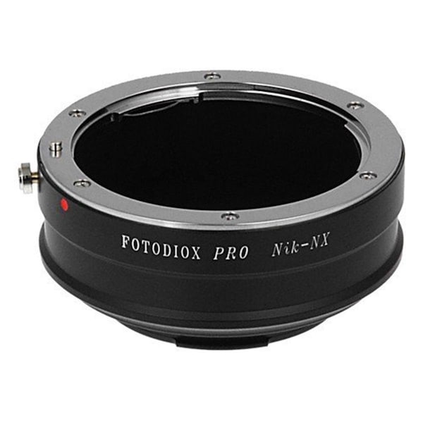 Fotodiox Lens Mount Adapter - Nikon F Mount D-SLR Lens To Samsung NX Mount Mirrorless Camera Body - NIKF-NX