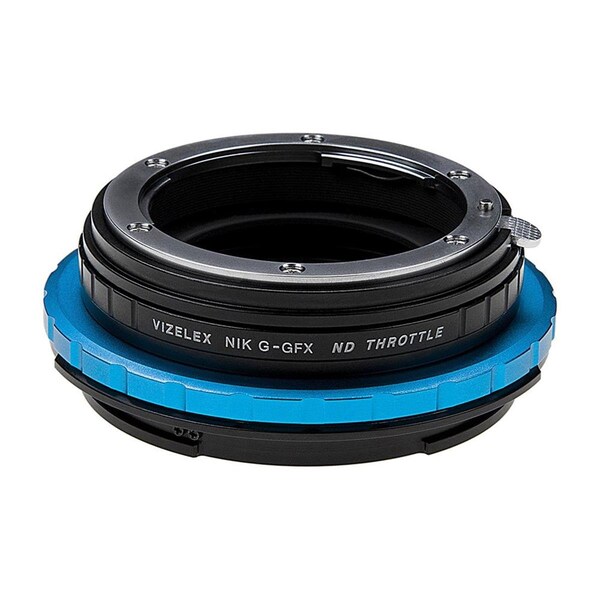 Fotodiox ND Throttle Lens Mount Adapter for Fujifilm Camera Body - NKG-GFX-NDTC