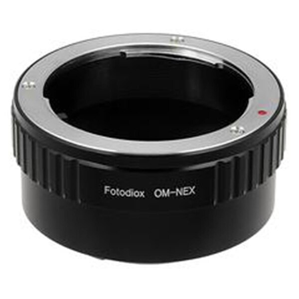 Fotodiox Lens Mount Adapter - Olympus Zuiko 35 mm SLR Lens To Sony Alpha E-Mount Mirrorless Camera Body - OM35-SNYE