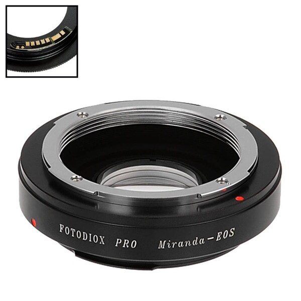 Fotodiox Lens Mount Adapter with Miranda SLR Lens to Canon EOS Camera - MIR-EOS-PRO-FC10