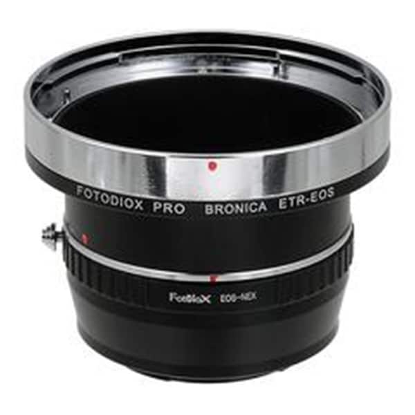 Fotodiox Pro Lens Mount Adapter - Bronica ETR Mount SLR Lenses To Sony Alpha E-Mount Mirrorless Camera Body - ETR-EOS-SNYE-P