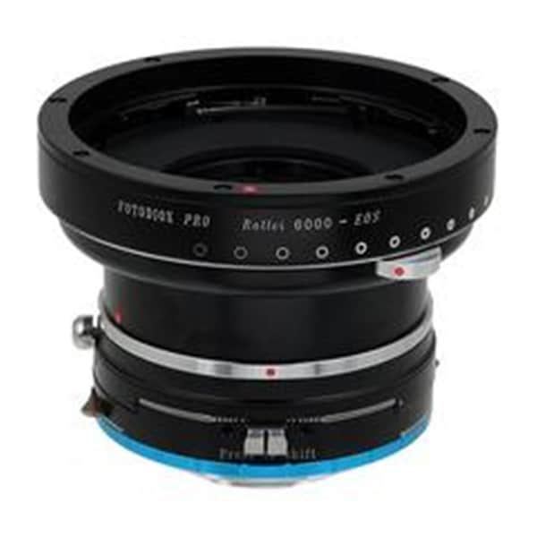 Fotodiox Pro Lens Mount Shift Adapter - Rollei 6000 Series Lenses To Fujifilm X-Series Mirrorless Camera Body - R6K-EOS-FXRF-P-SHFT