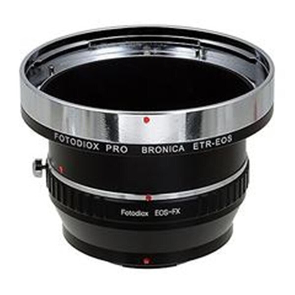 Fotodiox Pro Lens Mount Adapter - Bronica ETR Mount SLR Lenses To Fujifilm X-Series Mirrorless Camera Body - ETR-EOS-FXRF-P
