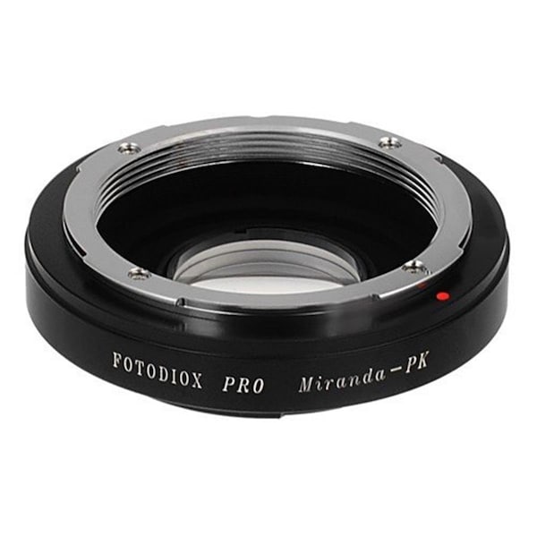 Fotodiox Pro Lens Mount Adapter - Miranda SLR Lens To Pentax K Mount SLR Camera Body - MIR-PK-PRO
