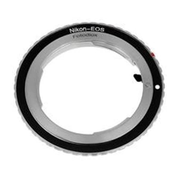 Fotodiox Lens Mount Adapter - Nikon Nikkor F Mount D-SLR Lens To Canon EOS Mount SLR Camera Body - NIKF-EOS