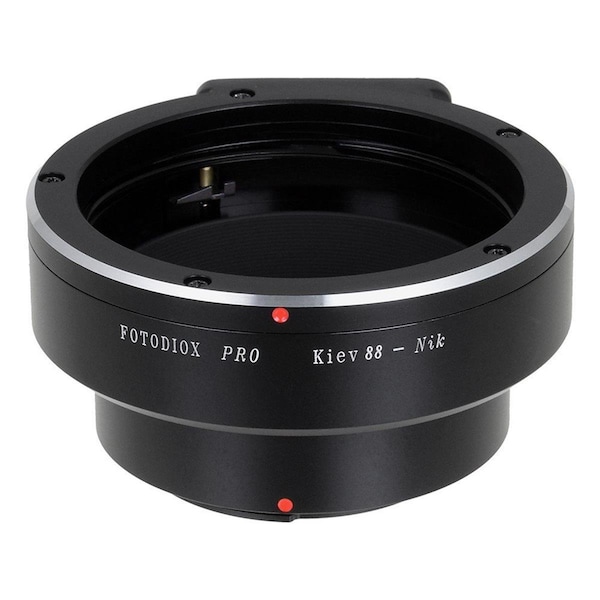 Fotodiox Pro Lens Mount Adapter - Kiev 88 SLR Lens To Nikon F Mount SLR Camera Body - K88-NIKF-PRO