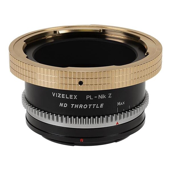 Fotodiox Vizelex Cine ND Throttle Lens Mount Adapter - PL-NIKZ-NDTHRTL-CINE