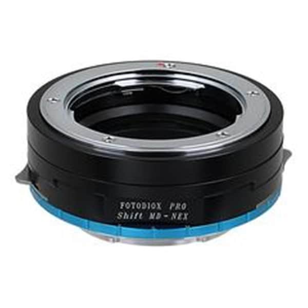 Fotodiox Pro Lens Mount Shift Adapter - Minolta Rokkor SLR Lens To Sony Alpha E-Mount Mirrorless Camera Body - MD-SNYE-P-SHIFT