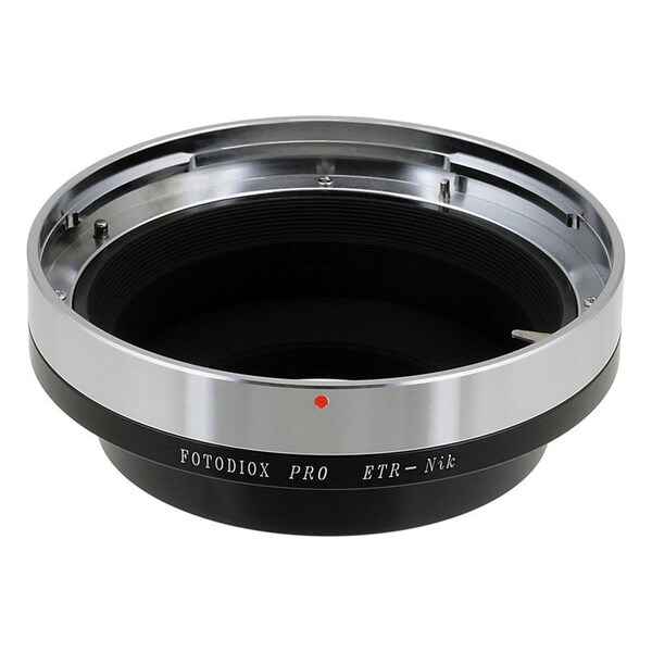 Fotodiox Pro Lens Mount Adapter - Bronica ETR Mount SLR Lenses To Nikon F Mount SLR Camera Body - ETR-NIKF-PRO