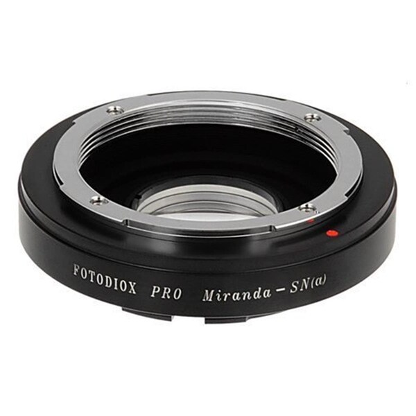 Fotodiox Pro Lens Mount Adapter - Miranda SLR Lens To Sony Alpha A-Mount SLR Camera Body - MIR-SNYA-PRO