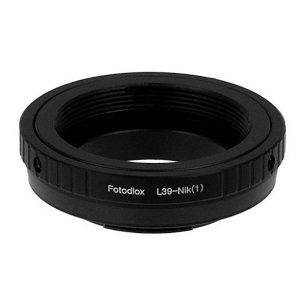 Fotodiox Lens Mount Adapter - M39-L39 Screw Mount SLR Lens To Nikon 1-Series Mirrorless Camera Body - M39-N1