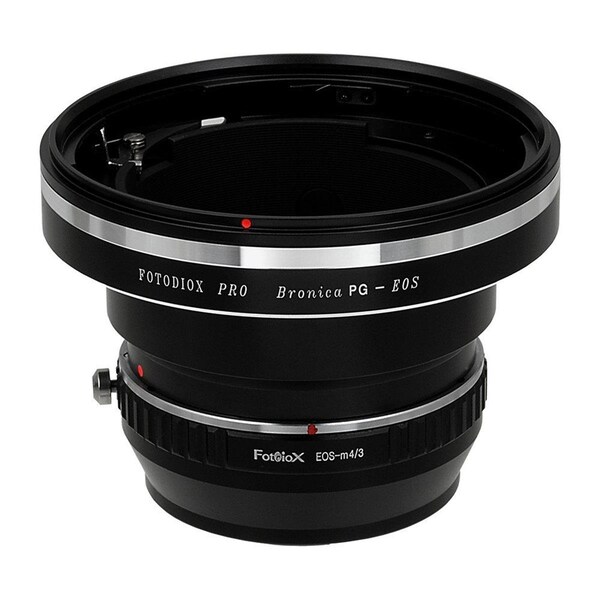 Fotodiox Pro Lens Mount Adapter - Bronica GS-1 Mount Lenses To Micro Four Thirds Mount Mirrorless Camera Body - PG-EOS-MFT-P