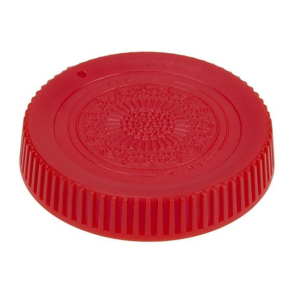 Fotodiox Rear Lens Cap for Nikon Z Lens, Red - CAP-REAR-NIKZ-RED