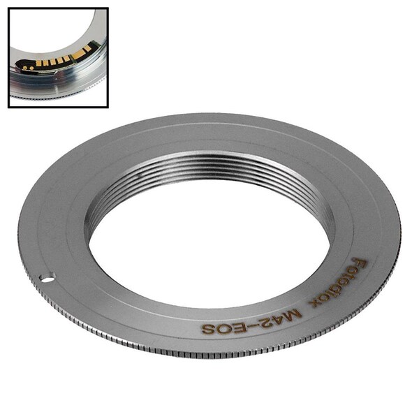 Fotodiox M 42 Lens Mount Adapter with SLR Lens to Canon EOS - M42-EOS-PRO-V1-FC10
