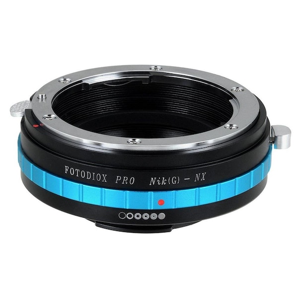 Fotodiox Pro Lens Mount Adapter - Nikon F Mount G-Type D-SLR Lens To Samsung NX Mount Mirrorless Camera Body - NIKG-NX-PRO