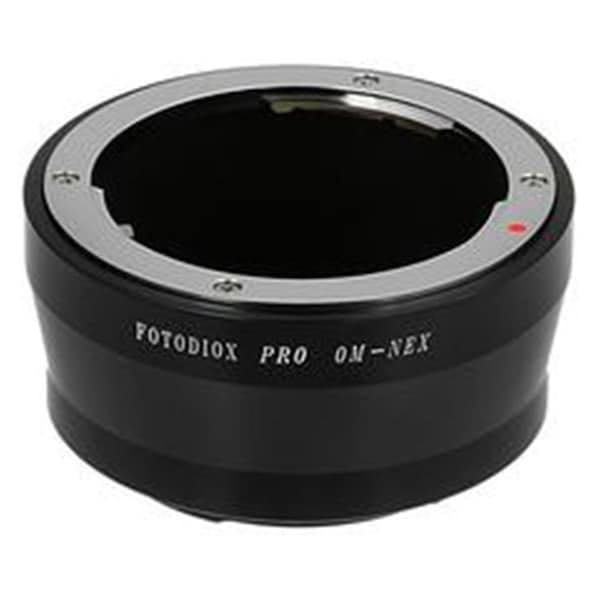 Fotodiox Pro Lens Mount Adapter - Olympus Zuiko 35 mm SLR Lens To Sony Alpha E-Mount Mirrorless Camera Body - OM35-SNYE-P