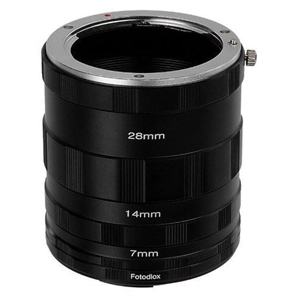 Fotodiox Macro Extension Tube Set for Canon EOS M Mount Mirrorless Camera - MACRO-TUBE-EOSM