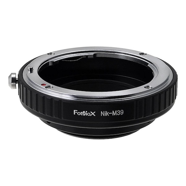 Fotodiox Lens Mount Adapter - Nikon Nikkor F Mount D-SLR Lens To M39 Screw Mount System Camera Body - NIKF-M39