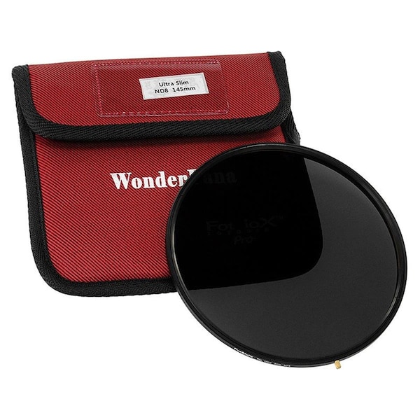 Fotodiox Pro 145 mm Ultra Slim Neutral Density 8 Filter - Pro1 Ultra Slim Multi-Coated ND - WNDPN145-SLIM-ND8