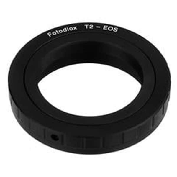 Fotodiox Lens Mount Adapter - T-Mount Screw Mount SLR Lens To Canon EOS Mount SLR Camera Body - T2-EOS