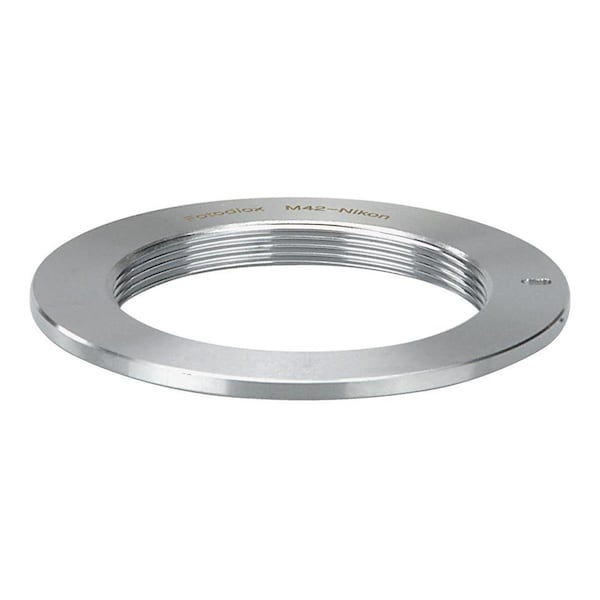 Fotodiox Pro Lens Mount Adapter for M42 Type 1 Screw Mount SLR to Nikon F Mount - M42-NIKF-PRO-V1