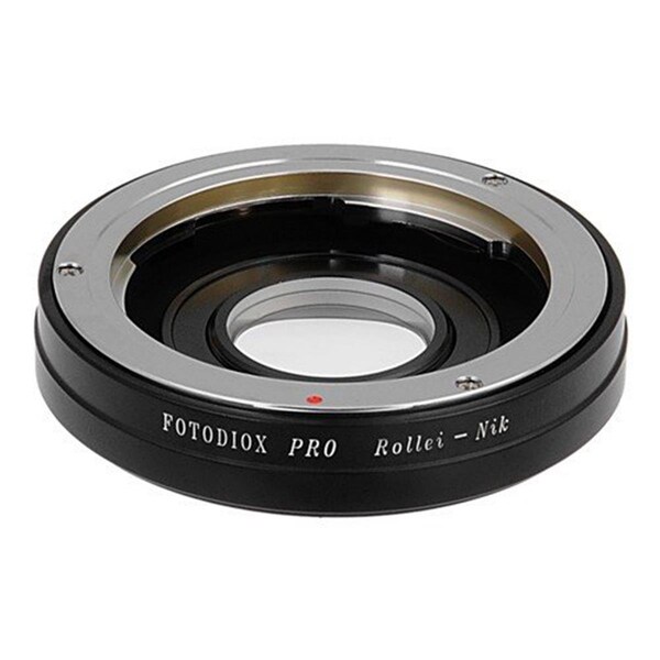 Fotodiox Pro Lens Mount Adapter - Rollei 35 SLR Lens To Nikon F Mount SLR Camera Body - R35-NIKF-PRO