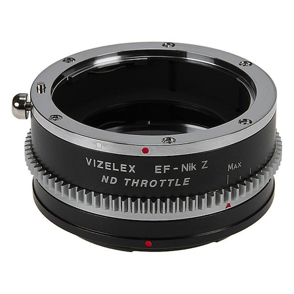 Fotodiox Vizelex Cine ND Throttle Lens Mount Adapter for Canon EOS DSLR Lens - EOS-NIKZ-NDTHRTL-CINE