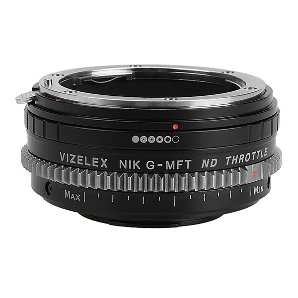 Fotodiox ND Throttle Lens Mount Adapter for D SLR Lens - NIKG-MFT-NDTHRTL-CINE