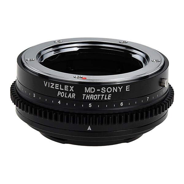 Fotodiox Vizelex Polar Throttle Lens Mount Adapter - Canon EOS Lens to Sony Alpha E-Mount - EOS-SNYE-P-PLRTHRTL