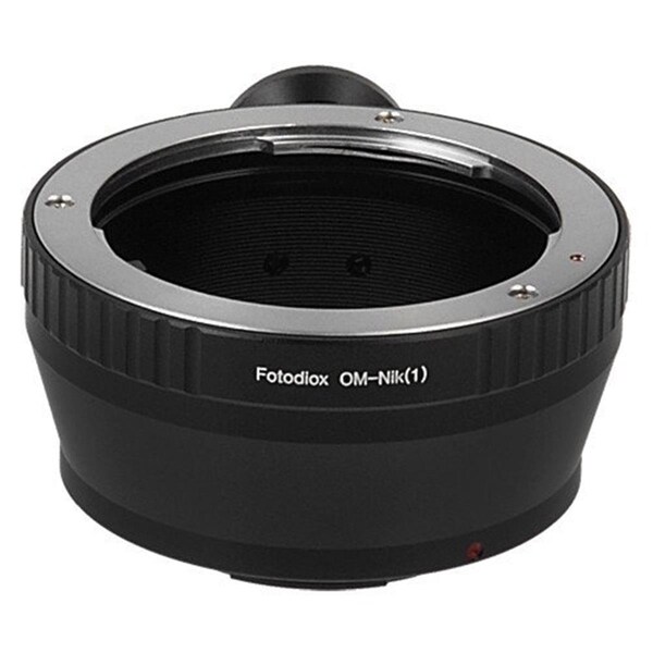 Fotodiox Lens Mount Adapter - Olympus Zuiko 35 mm SLR Lens To Nikon 1-Series Mirrorless Camera Body - OM35-N1