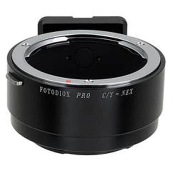 Fotodiox Pro Lens Mount Adapter - Contax-Yashica SLR Lens To Sony Alpha E-Mount Mirrorless Camera Body - CY-SNYE-P