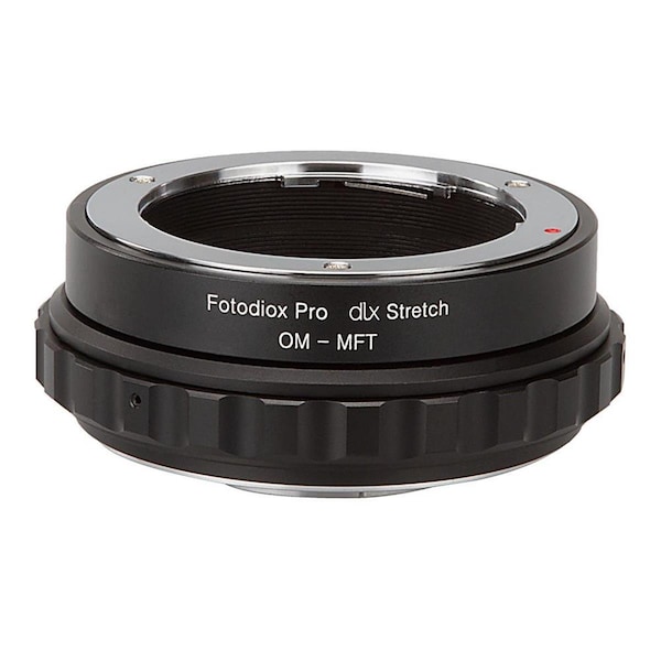 Fotodiox 35 mm DLX Stretch Lens Mount Adapter for Olympus Zuiko SLR to Micro Four Thirds Mount - OM-MFT-DLX-STRETCH