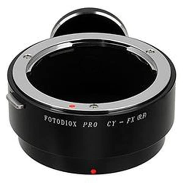 Fotodiox Pro Lens Mount Adapter - Contax-Yashica SLR Lens To Fujifilm X-Series Mirrorless Camera Body - CY-FXRF-P